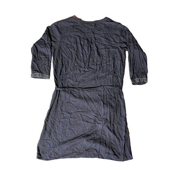 Women's Lucky Brand Brown Embroidered Dress. Boho. Size Large - Picture 4 of 8